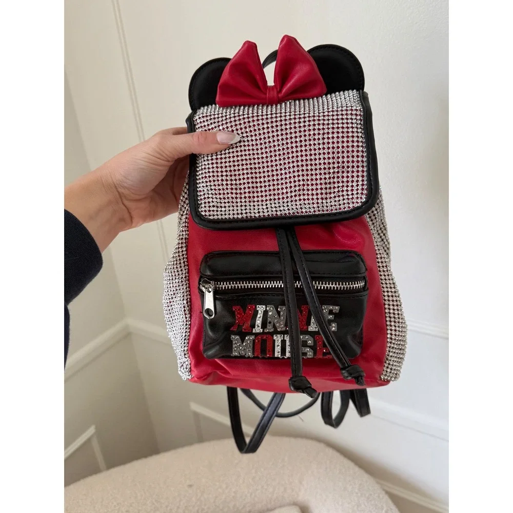 Disney Minnie‎ Mouse Bling Rhinestone Mini Backpack